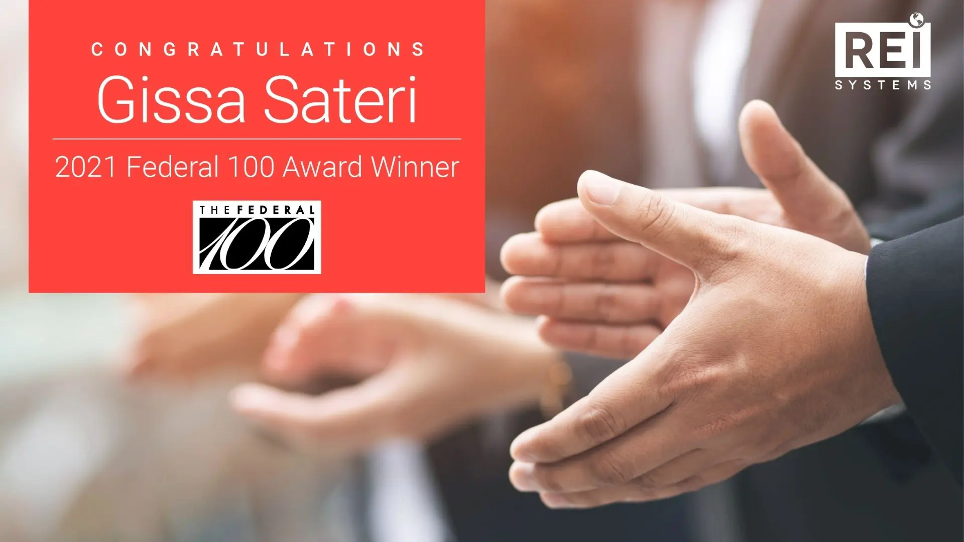 Gissa Sateri Wins Sought After FCW 2021 Fed 100 Award