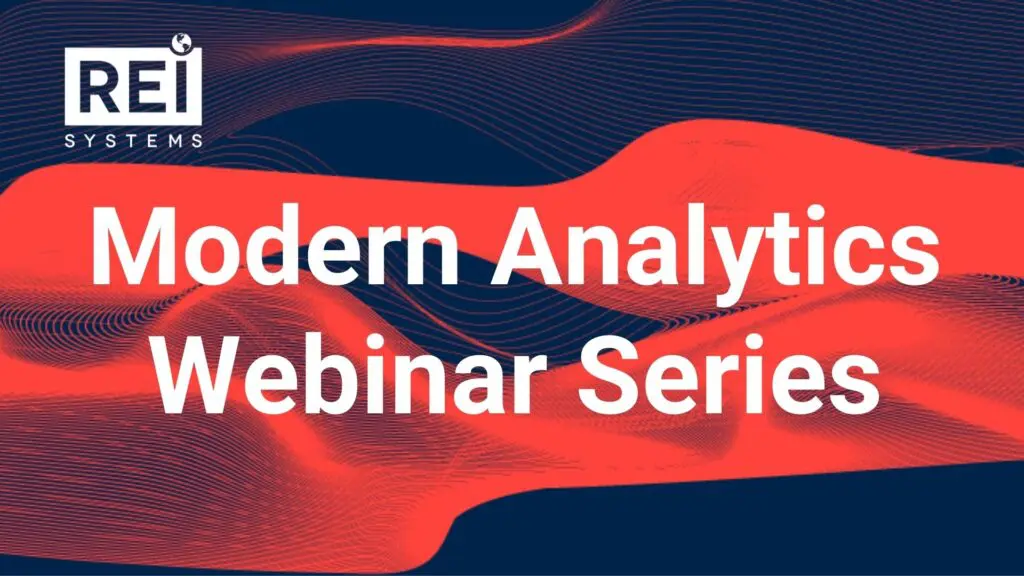 Modern Analytics Webinar Series